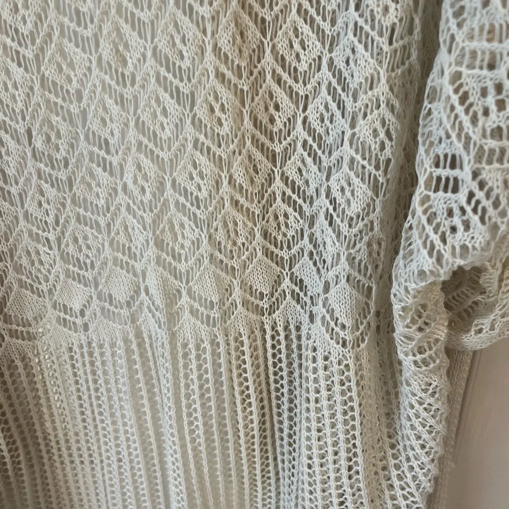 Cream Open-Knit Cover - Picture 5 of 5